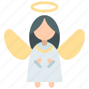 angel, wings, easter, holy, christmas, woman