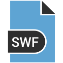 document, extension, file, swf