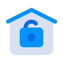 home, house, internet, locked, padlock, security, unlock