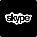 media, skype, social, square