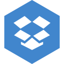 dropbox, hexagon, media, social