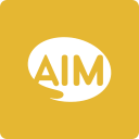 aim, media, social, square