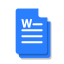 blue, copy, doc, file, ms, office, word