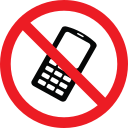 forbidden, phone, prohibition, warning