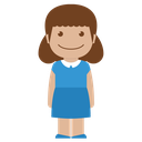 avatar, blue, child, female, girl, kid, person