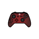 controller, gamer, gear, red, xbox one