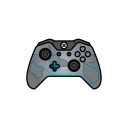 blue, controller, gamer, halo, xbox one