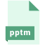 file, format, pptm 