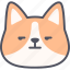 annoying, corgi, dog, emoticon, emoji, emotion, feeling 