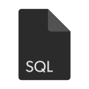 sql, file, extension, format