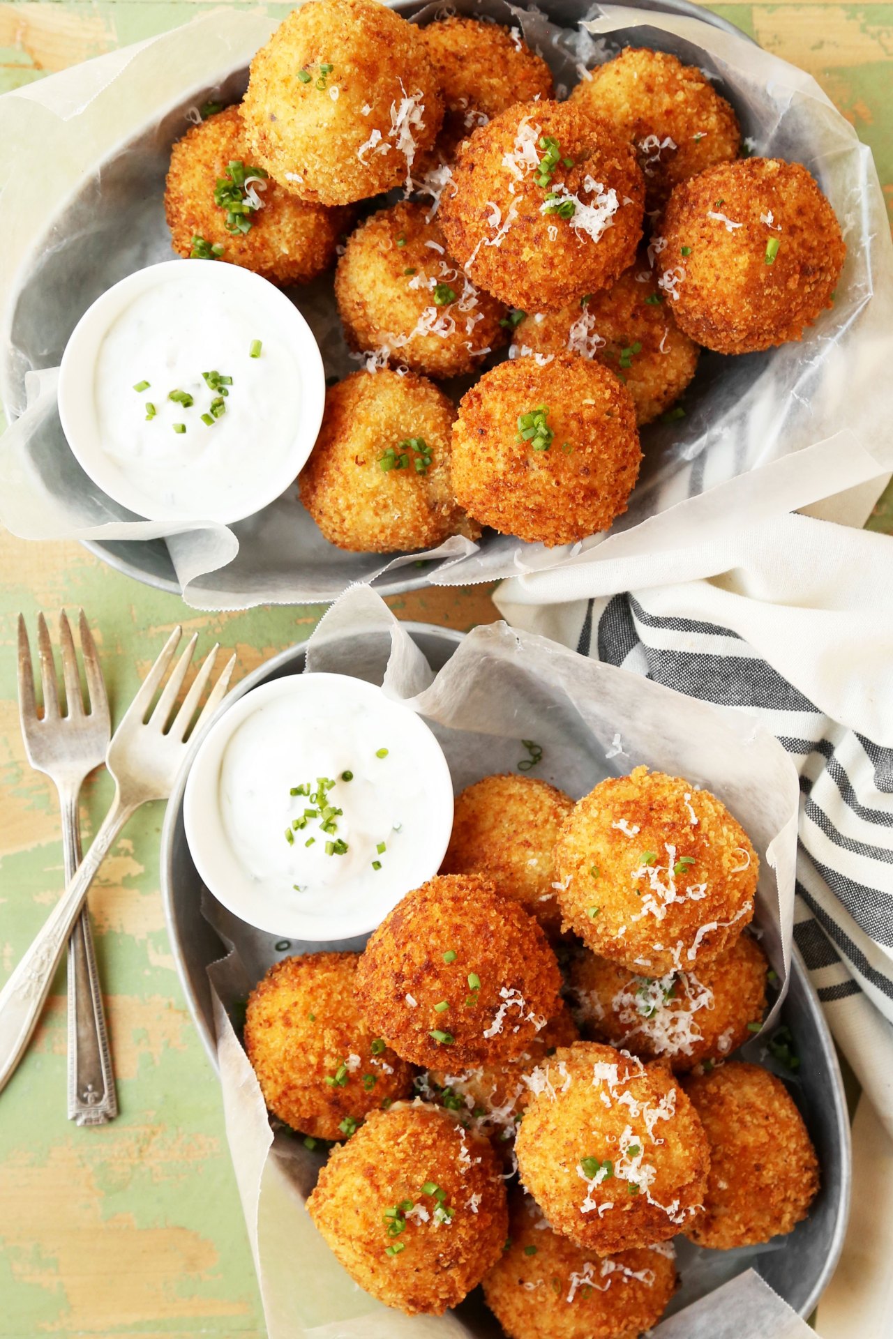 Loaded Baked Potato Croquettes