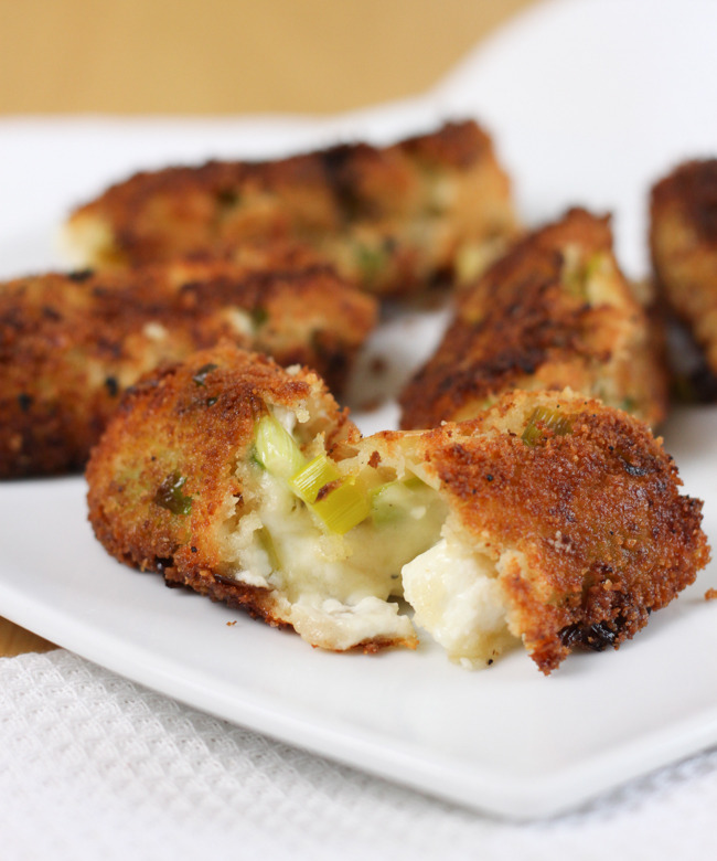 Leek and Feta Croquettes