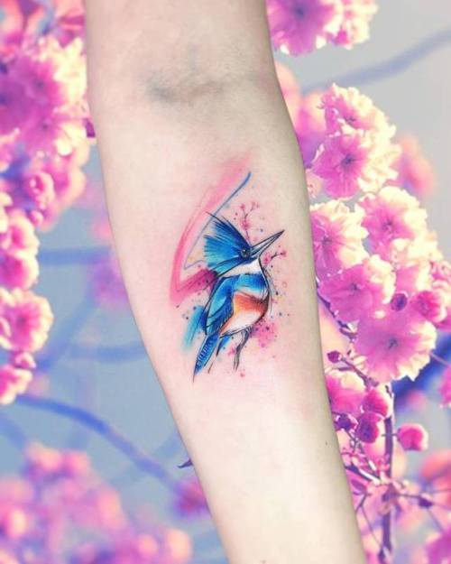 35 Amazing Kingfisher Tattoos with Meanings  Body Art Guru