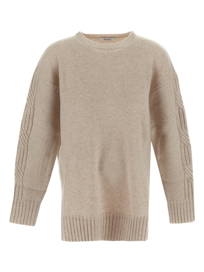 Max Mara Vicini Sweater In Beige