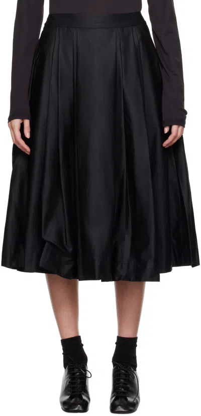 Casey Casey Black Anarchic Midi Skirt