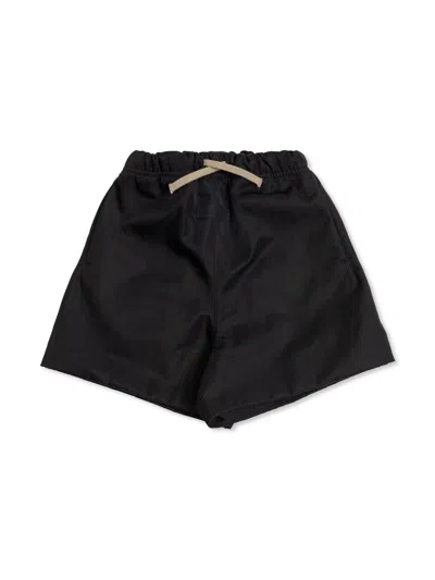 Essentials Kids' Drawstring-waistband Shorts In Black