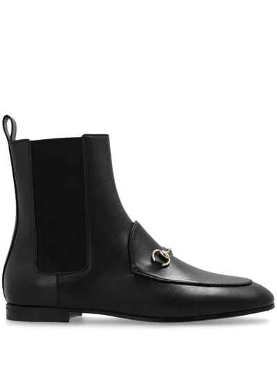 Gucci Jordaan Boots In Black