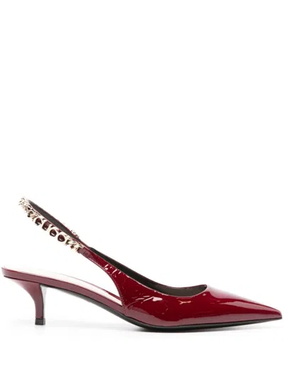 Gucci Signoria Slingback Pump In Red