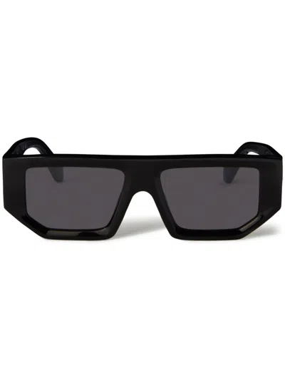 Off-white Vancouver Geometric-frame Sunglasses In Black