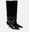 TOTÊME PATENT LEATHER KNEE-HIGH BOOTS