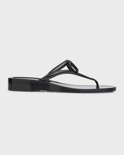 VALENTINO GARAVANI VLOGO THONG POOL SANDALS 