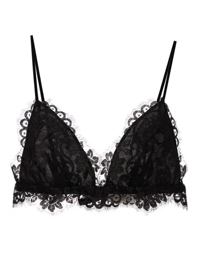 Shop Zimmermann Illustration Lace Bralette In Black