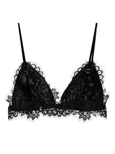 Shop Zimmermann Illustration Lace Bralette In Black