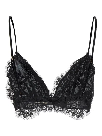 ZIMMERMANN ILLUSTRATION LACE BRALETTE TOPS BLACK 