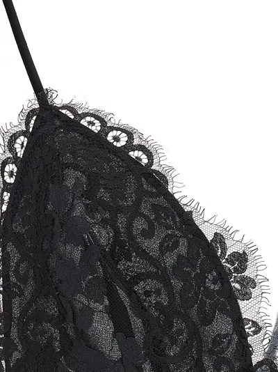 ZIMMERMANN ILLUSTRATION LACE BRALETTE TOPS BLACK 