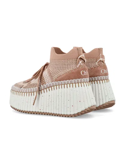 Shop Chloé Nama Wedge Sneaker