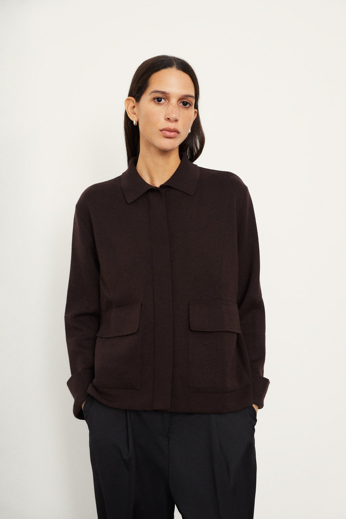 The Merino Wool Jacket - brown