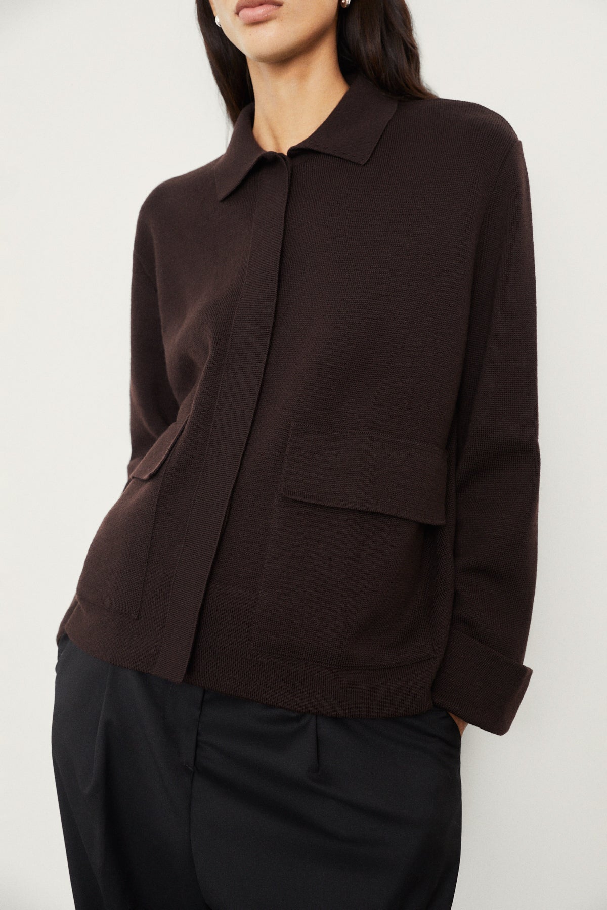 The Merino Wool Jacket - brown