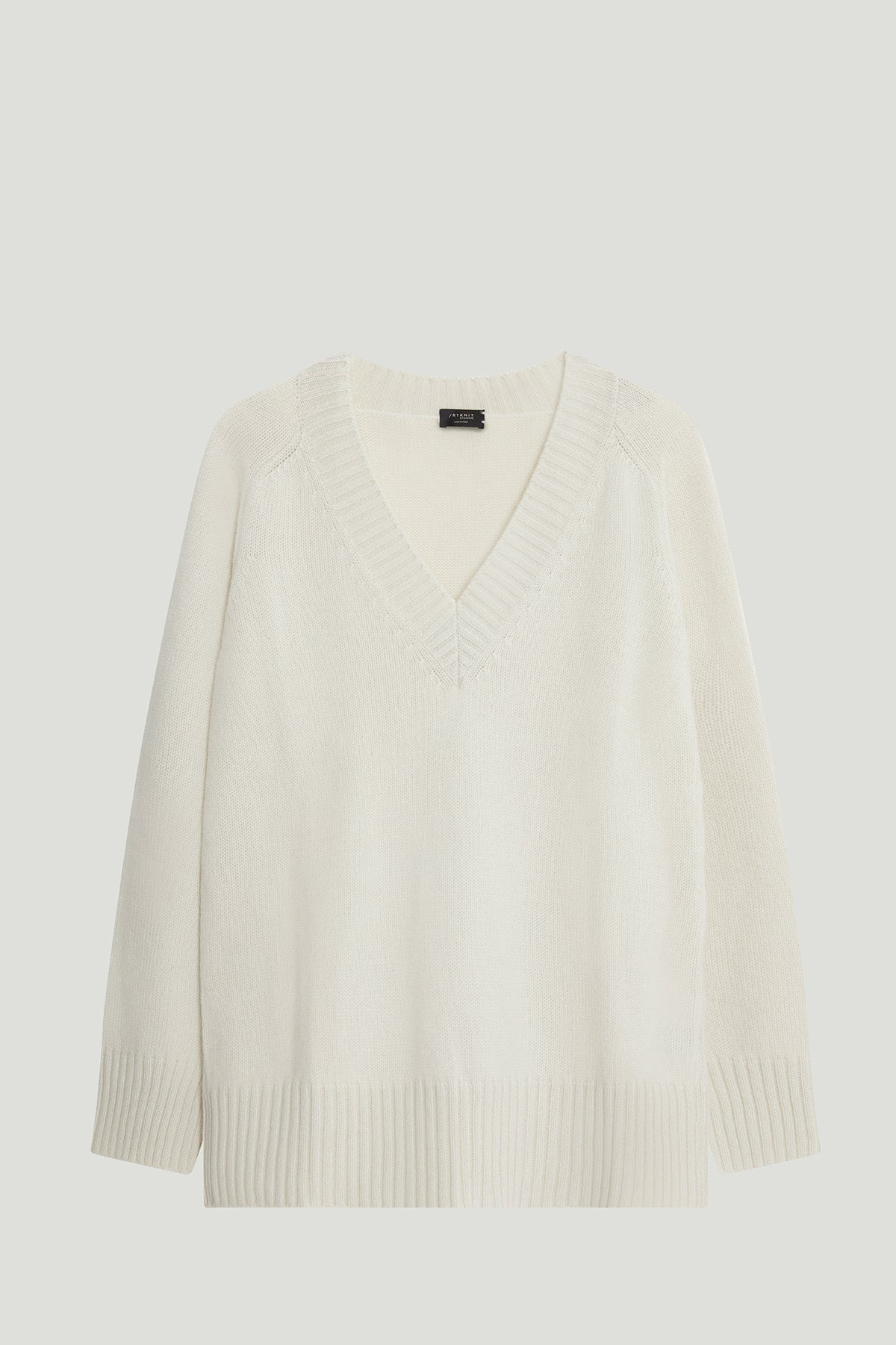 The ReCashmere V Neck - ivory