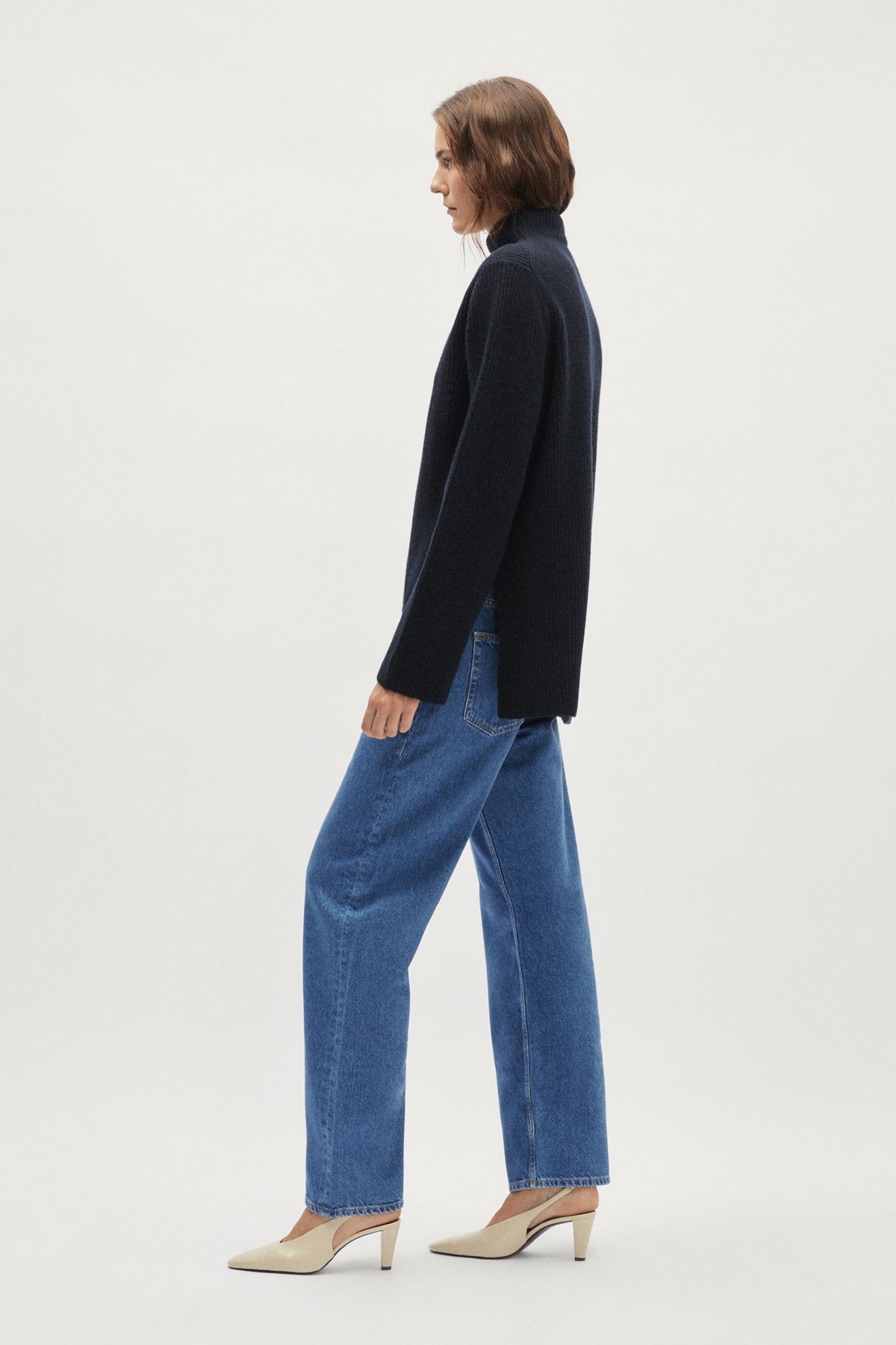 The Woolen Sleek High-neck - blu