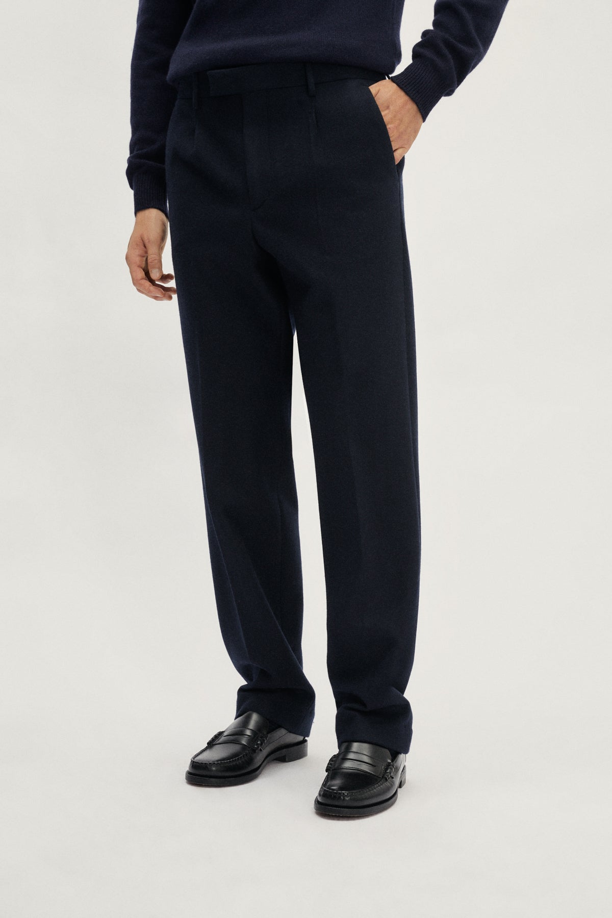 The Woolen Trousers - blue