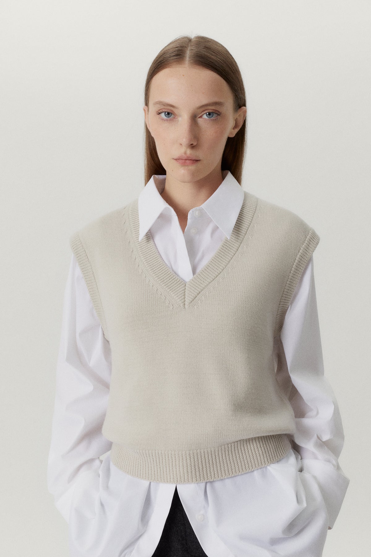 the merino wool vest 2 pearl