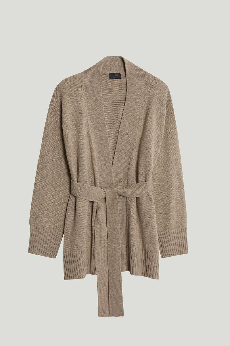 The ReCashmere Belted Jacket - camel