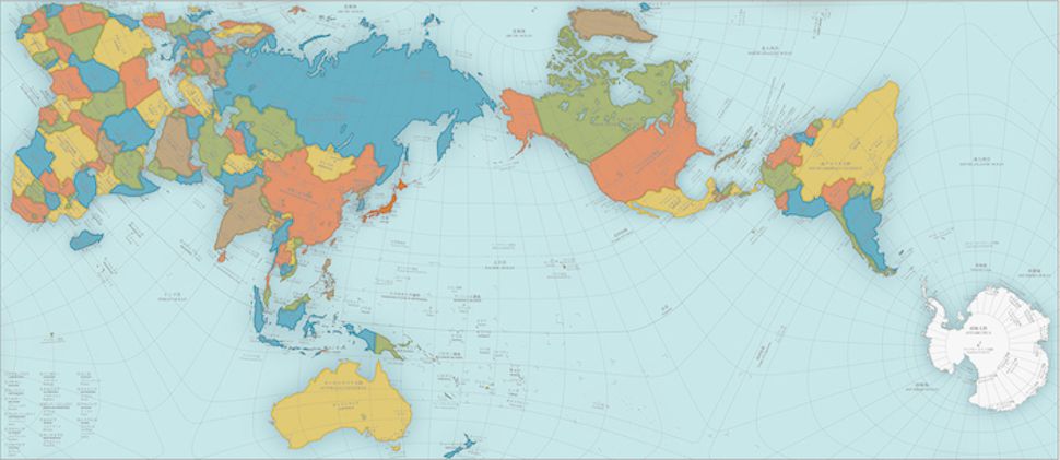 World Map Right Proportions - Dolley Hollyanne