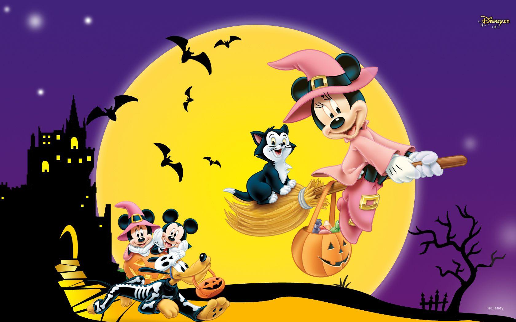 Khi Disney kết hợp với Halloween, sự kết hợp đó ra sao? Rất đáng để xem! Với bộ sưu tập hình nền Halloween Disney, bạn sẽ có cơ hội được chiêm ngưỡng những hình ảnh đáng sợ nhưng vẫn mang đậm chất Disney một cách tinh tế. (Translation: What happens when Disney combines with Halloween? It\'s worth watching! With the Disney Halloween wallpaper collection, you will have the opportunity to admire scary images that still carry the delicate Disney essence.)