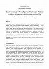 Research paper thumbnail of Event-construal in press reports of violence in political protests: A Cognitive Linguistic Approach to CDA