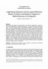 Research paper thumbnail of Legitimising assertions and the logico-rhetorical module: Evidence and epistemic vigilance in media discourse on immigration