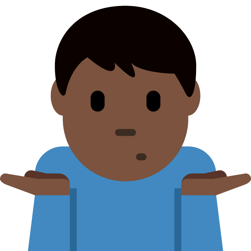 Person Shrugging Emoji Clipart Free Download Transparent Png Creazilla ...