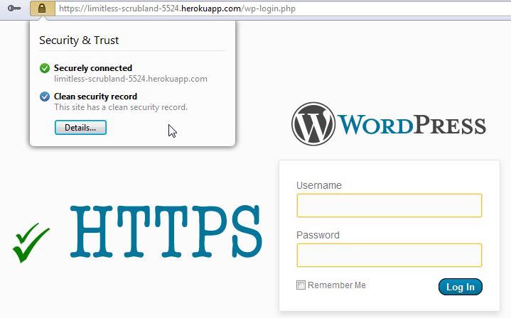 wordpress ssl HTTPS