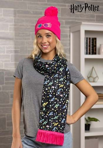 Luna Lovegood Knit Hat and Scarf Set-2