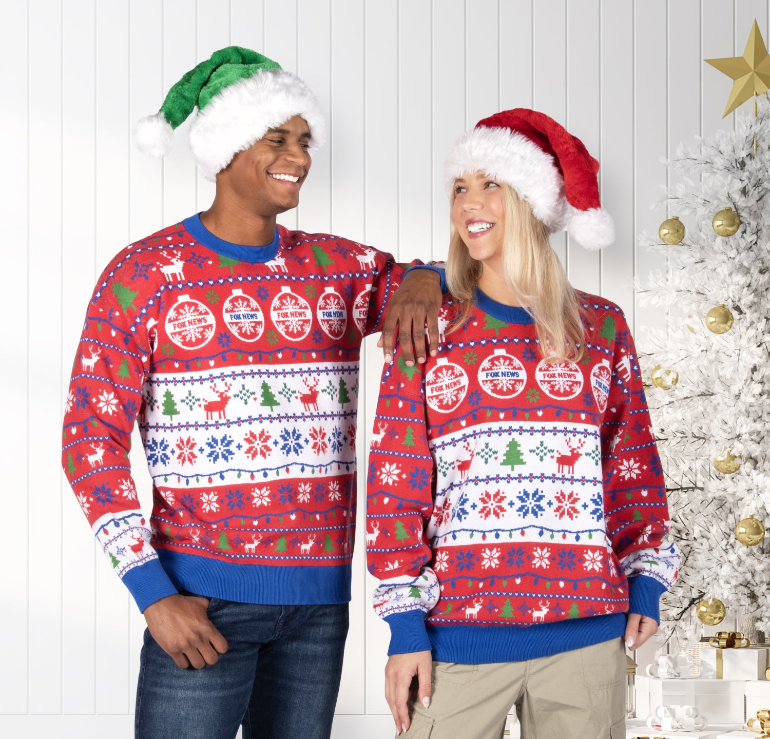 <p>30% OFF NEW </p><p>2024 FOX NEWS </p><p>HOLIDAY SWEATER</p>