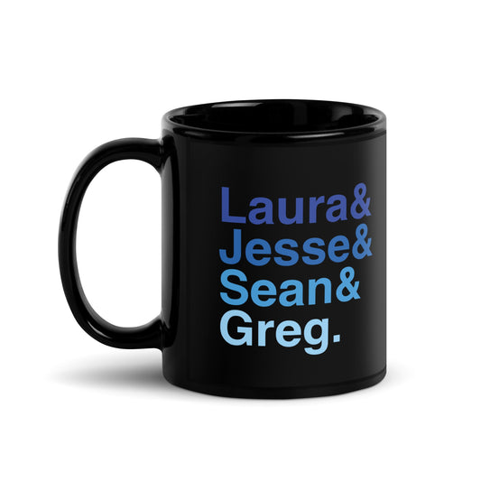 FOX News Ampersand Black Glossy Mug