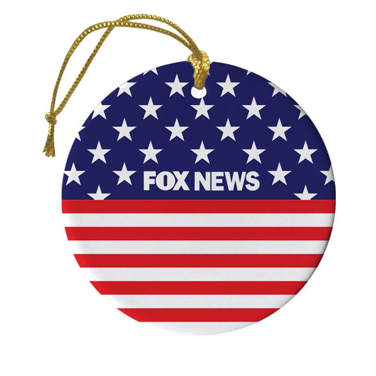 FOX News 2023 Flag Personalized Ornament