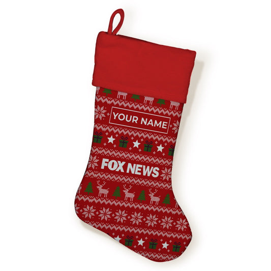 FOX News 2023 Holiday Personalized Stocking