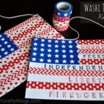 Washi Tape Flag Kids Craft