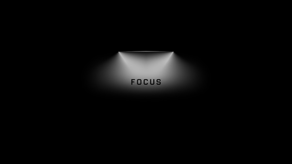 Focus Black Wallpaper